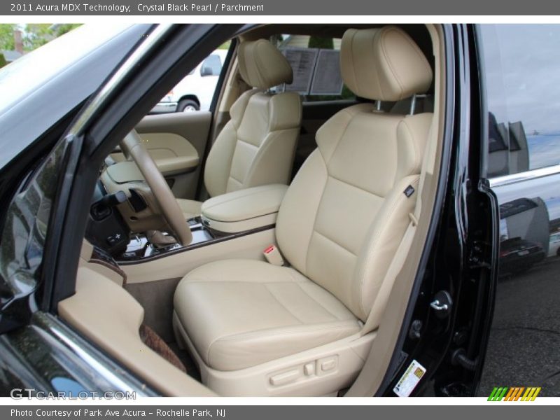 Crystal Black Pearl / Parchment 2011 Acura MDX Technology