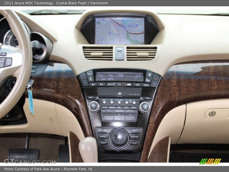 Crystal Black Pearl / Parchment 2011 Acura MDX Technology