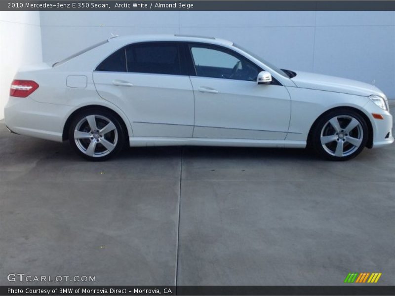 Arctic White / Almond Beige 2010 Mercedes-Benz E 350 Sedan