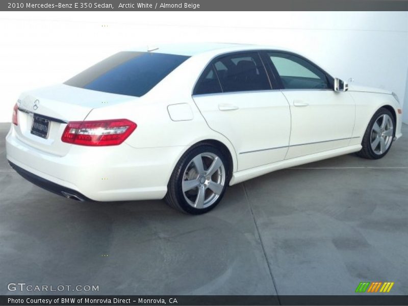 Arctic White / Almond Beige 2010 Mercedes-Benz E 350 Sedan