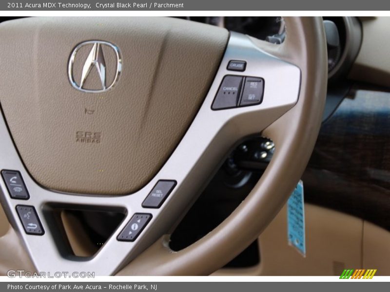 Crystal Black Pearl / Parchment 2011 Acura MDX Technology