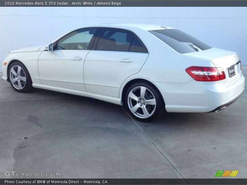Arctic White / Almond Beige 2010 Mercedes-Benz E 350 Sedan