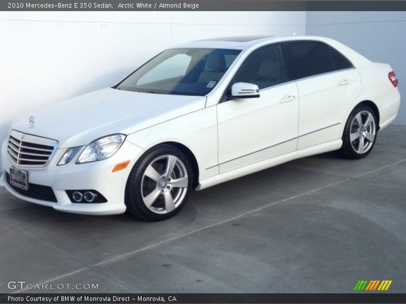 Arctic White / Almond Beige 2010 Mercedes-Benz E 350 Sedan
