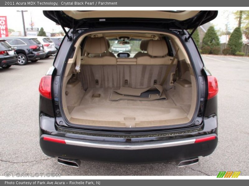Crystal Black Pearl / Parchment 2011 Acura MDX Technology
