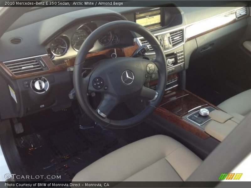 Arctic White / Almond Beige 2010 Mercedes-Benz E 350 Sedan