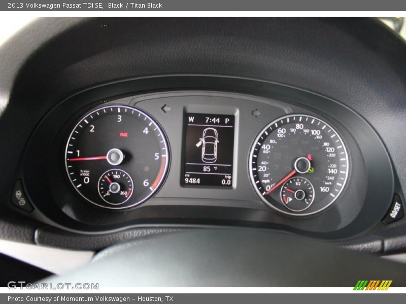 Black / Titan Black 2013 Volkswagen Passat TDI SE
