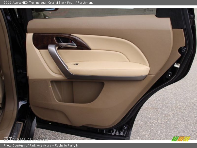 Crystal Black Pearl / Parchment 2011 Acura MDX Technology
