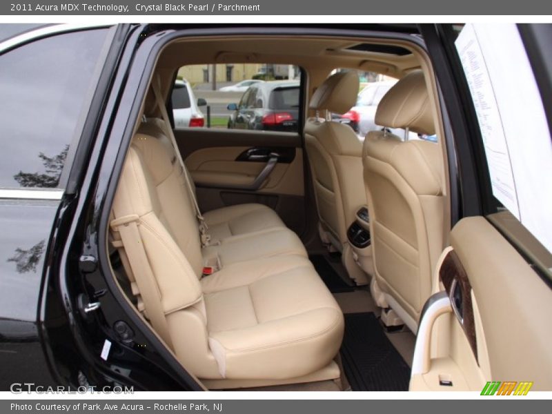 Crystal Black Pearl / Parchment 2011 Acura MDX Technology