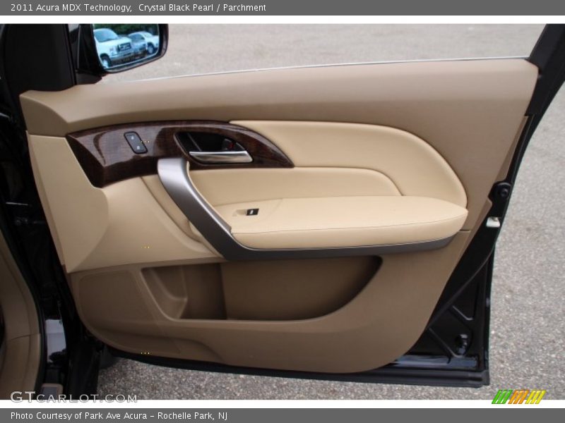 Crystal Black Pearl / Parchment 2011 Acura MDX Technology