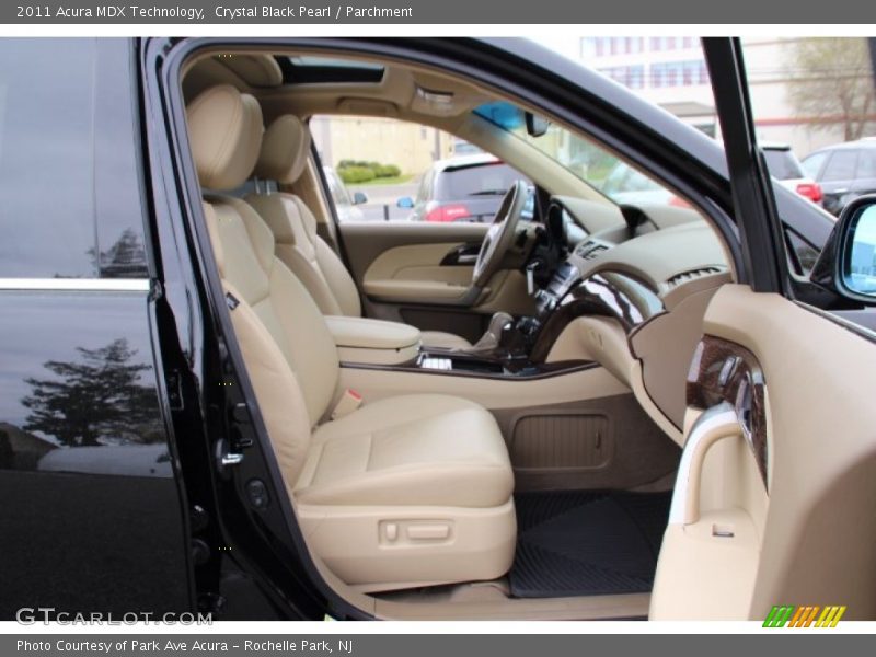 Crystal Black Pearl / Parchment 2011 Acura MDX Technology