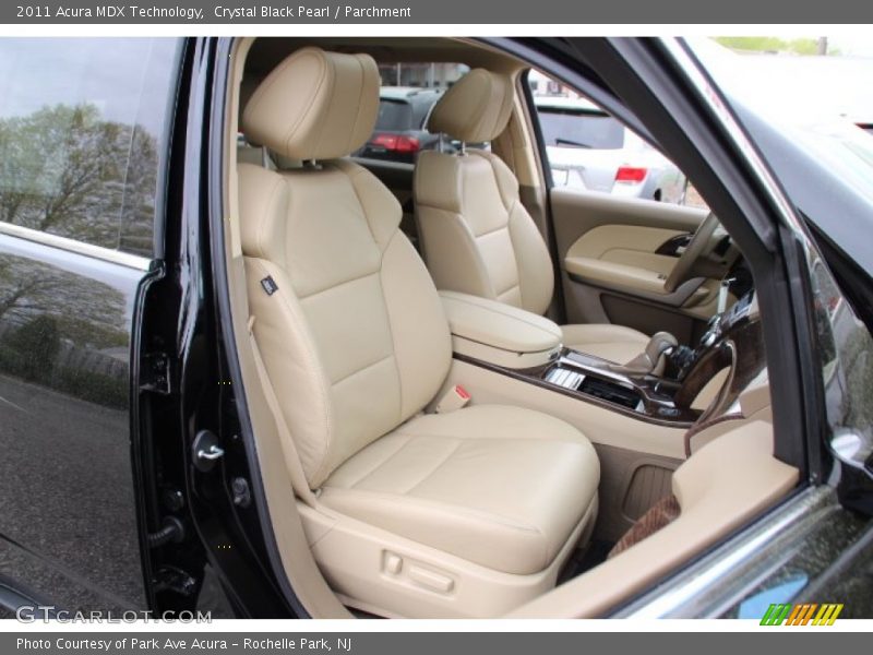 Crystal Black Pearl / Parchment 2011 Acura MDX Technology