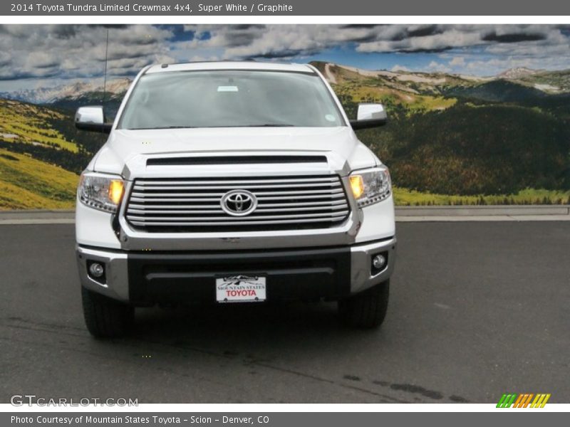 Super White / Graphite 2014 Toyota Tundra Limited Crewmax 4x4