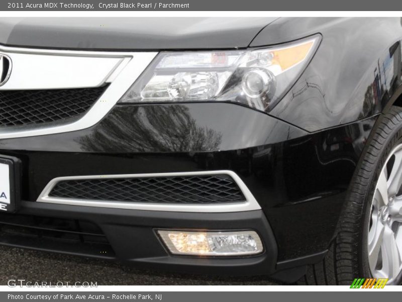 Crystal Black Pearl / Parchment 2011 Acura MDX Technology
