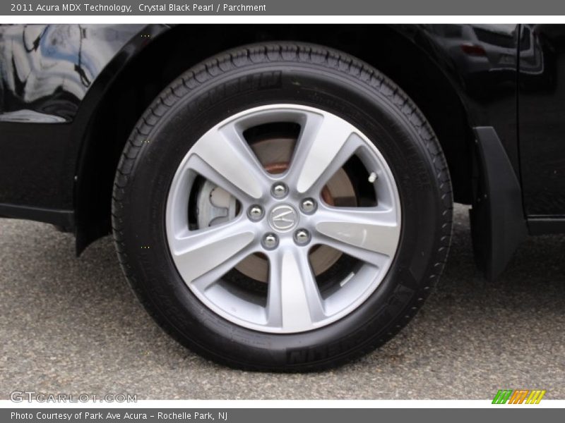Crystal Black Pearl / Parchment 2011 Acura MDX Technology