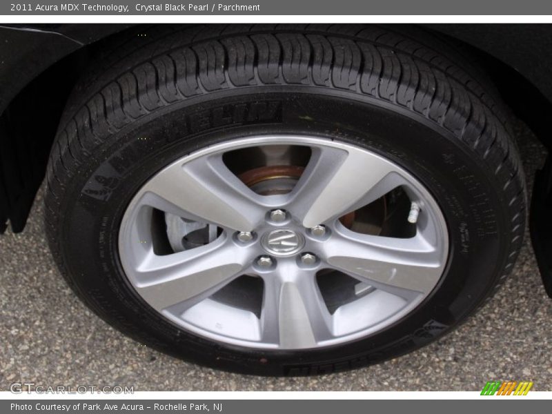 Crystal Black Pearl / Parchment 2011 Acura MDX Technology