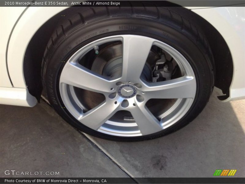 Arctic White / Almond Beige 2010 Mercedes-Benz E 350 Sedan