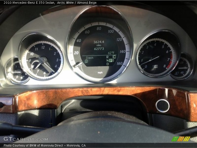 Arctic White / Almond Beige 2010 Mercedes-Benz E 350 Sedan
