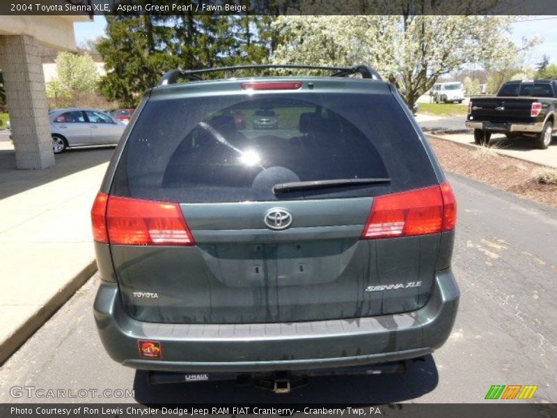 Aspen Green Pearl / Fawn Beige 2004 Toyota Sienna XLE