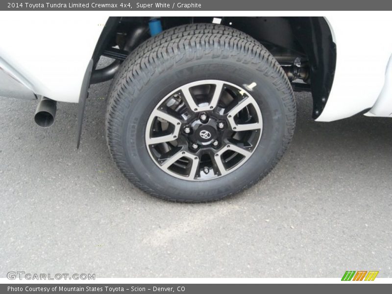 Super White / Graphite 2014 Toyota Tundra Limited Crewmax 4x4