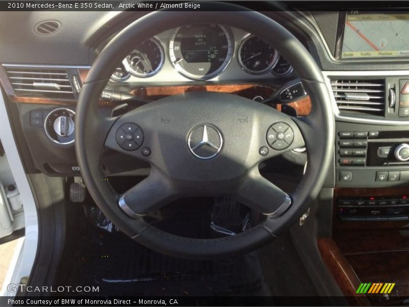 Arctic White / Almond Beige 2010 Mercedes-Benz E 350 Sedan