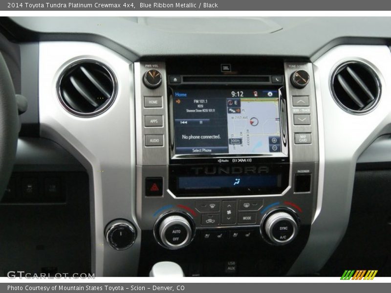 Blue Ribbon Metallic / Black 2014 Toyota Tundra Platinum Crewmax 4x4