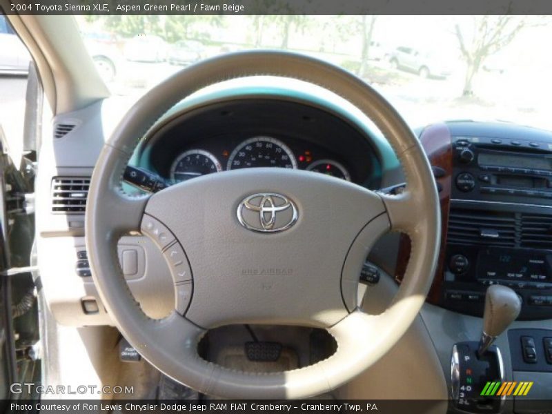 Aspen Green Pearl / Fawn Beige 2004 Toyota Sienna XLE