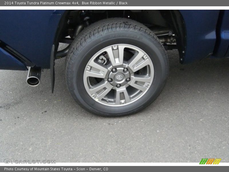 Blue Ribbon Metallic / Black 2014 Toyota Tundra Platinum Crewmax 4x4