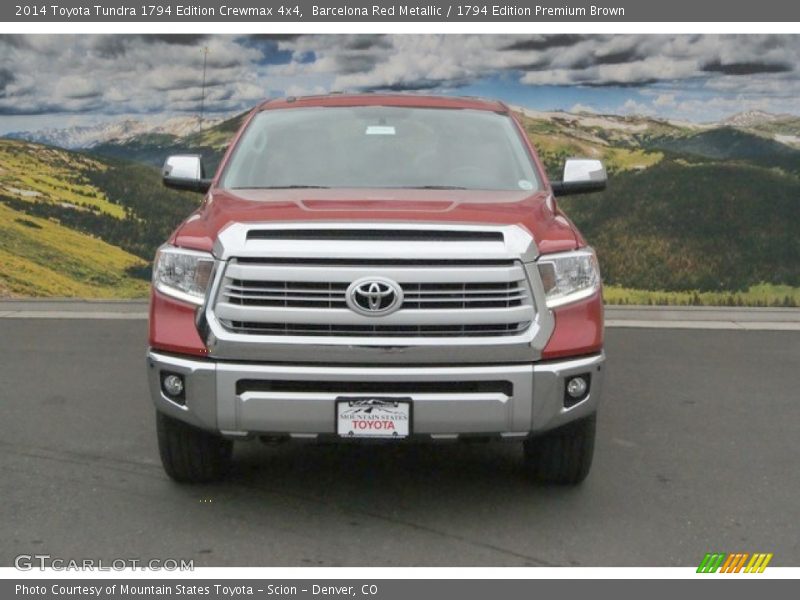 Barcelona Red Metallic / 1794 Edition Premium Brown 2014 Toyota Tundra 1794 Edition Crewmax 4x4