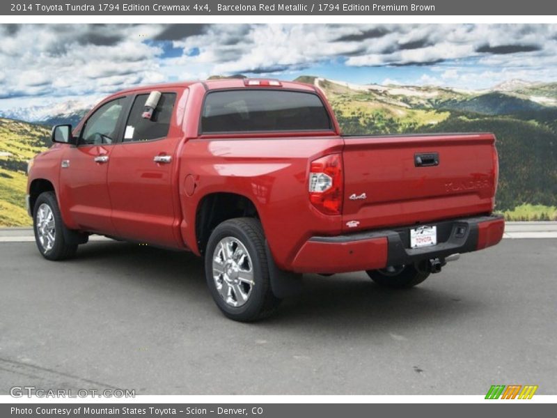 Barcelona Red Metallic / 1794 Edition Premium Brown 2014 Toyota Tundra 1794 Edition Crewmax 4x4