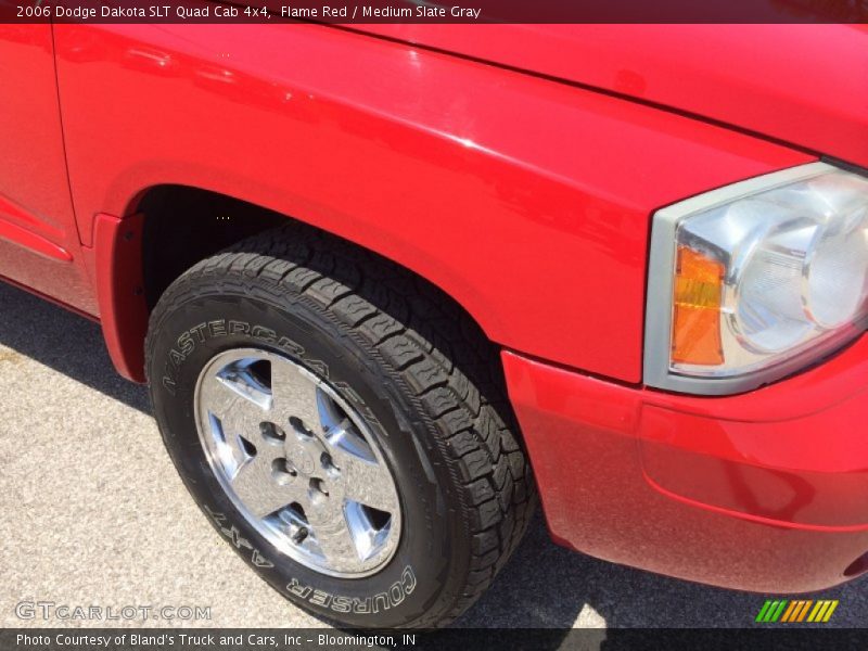 Flame Red / Medium Slate Gray 2006 Dodge Dakota SLT Quad Cab 4x4
