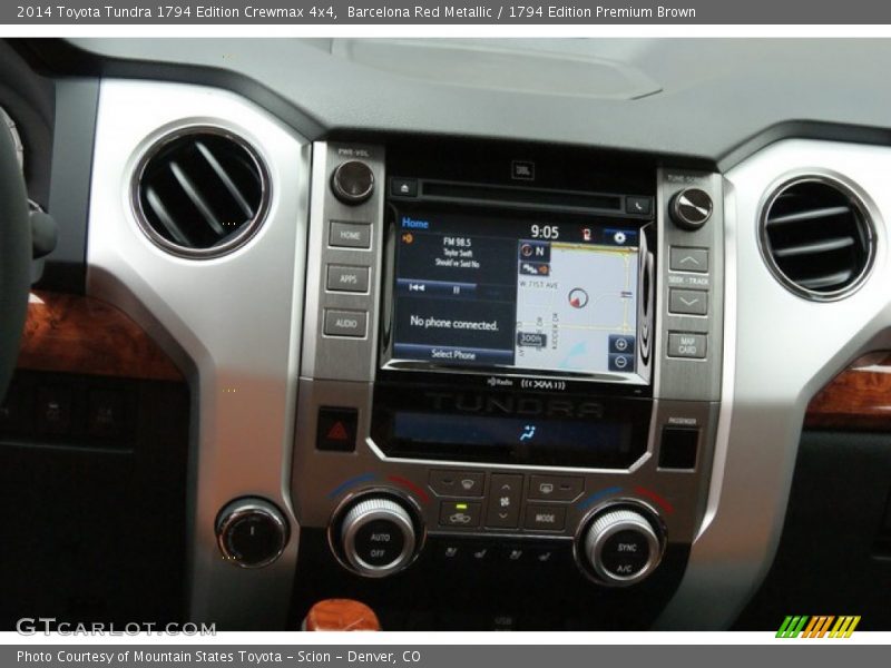 Barcelona Red Metallic / 1794 Edition Premium Brown 2014 Toyota Tundra 1794 Edition Crewmax 4x4