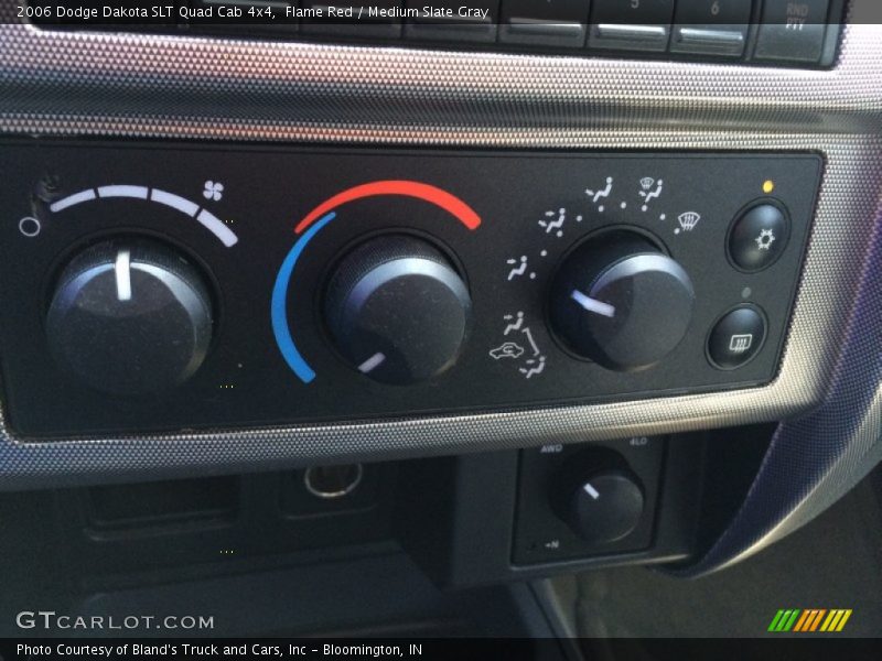 Flame Red / Medium Slate Gray 2006 Dodge Dakota SLT Quad Cab 4x4