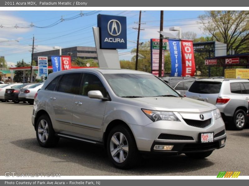 Palladium Metallic / Ebony 2011 Acura MDX