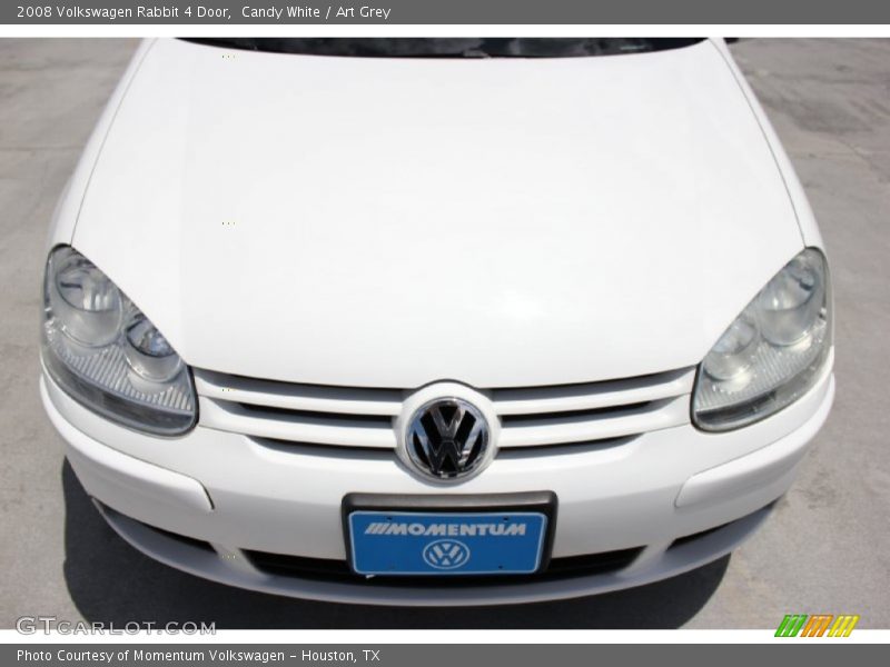 Candy White / Art Grey 2008 Volkswagen Rabbit 4 Door