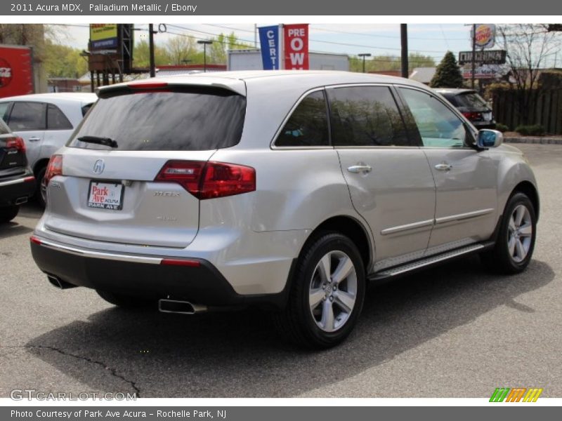 Palladium Metallic / Ebony 2011 Acura MDX