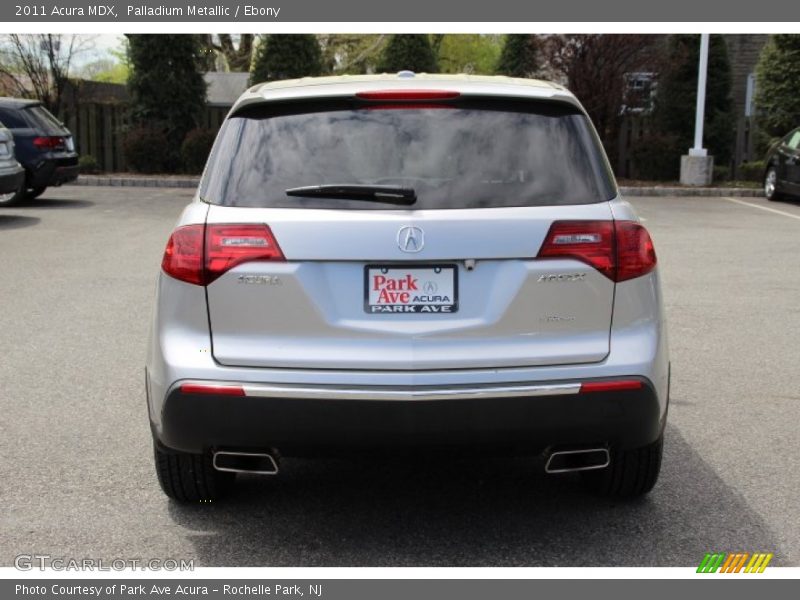 Palladium Metallic / Ebony 2011 Acura MDX