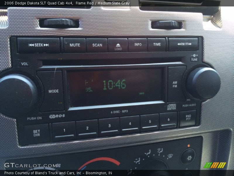 Flame Red / Medium Slate Gray 2006 Dodge Dakota SLT Quad Cab 4x4
