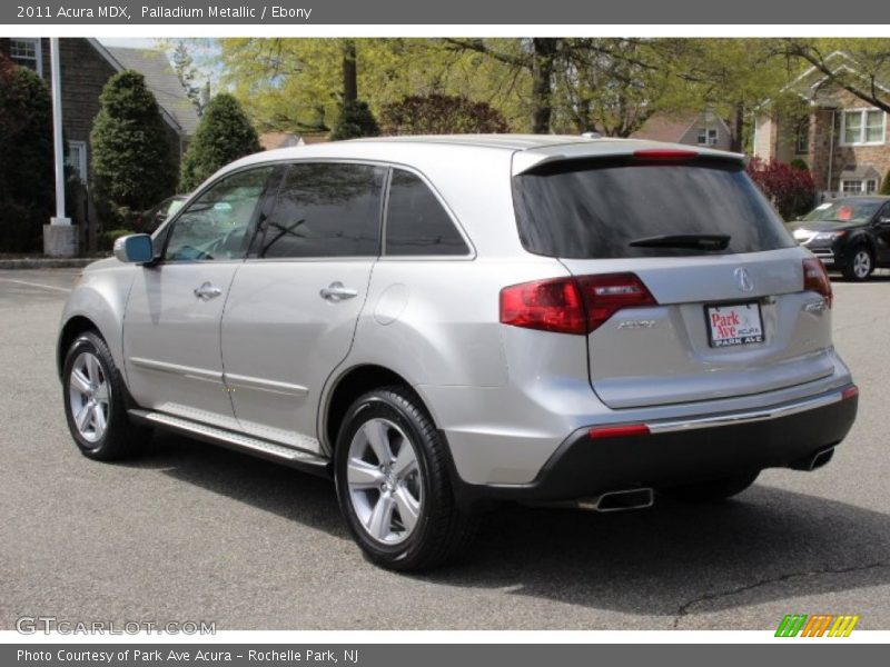 Palladium Metallic / Ebony 2011 Acura MDX