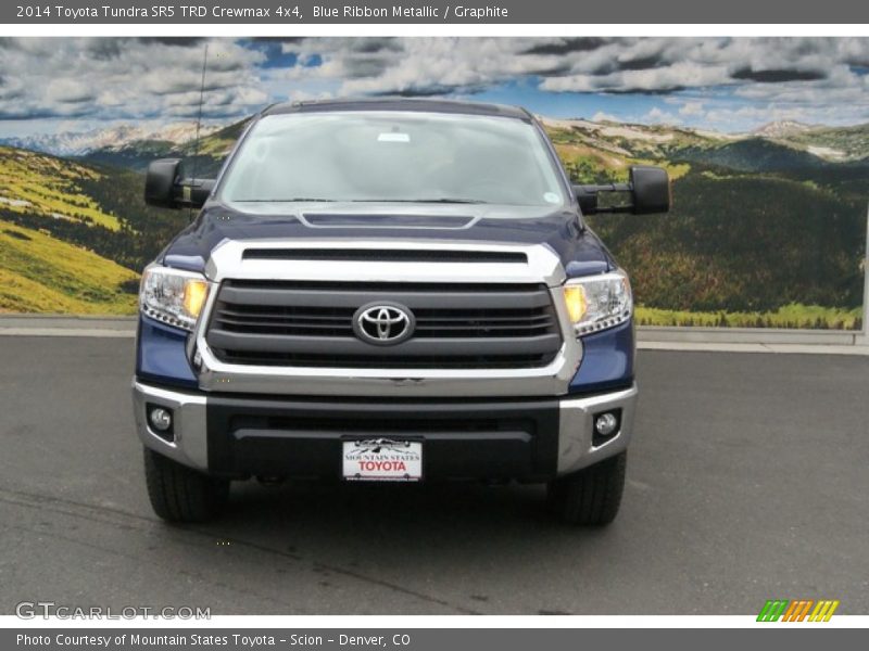 Blue Ribbon Metallic / Graphite 2014 Toyota Tundra SR5 TRD Crewmax 4x4