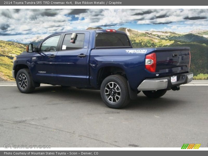 Blue Ribbon Metallic / Graphite 2014 Toyota Tundra SR5 TRD Crewmax 4x4