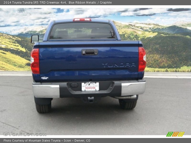 Blue Ribbon Metallic / Graphite 2014 Toyota Tundra SR5 TRD Crewmax 4x4
