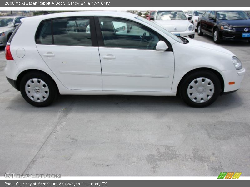 Candy White / Art Grey 2008 Volkswagen Rabbit 4 Door