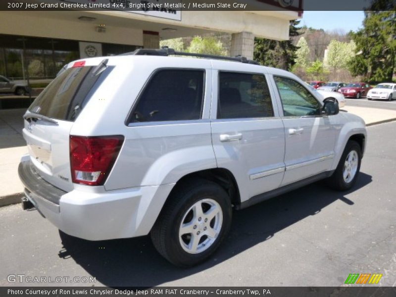 Bright Silver Metallic / Medium Slate Gray 2007 Jeep Grand Cherokee Limited 4x4