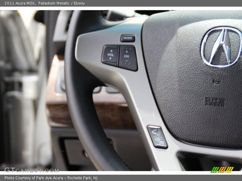 Palladium Metallic / Ebony 2011 Acura MDX