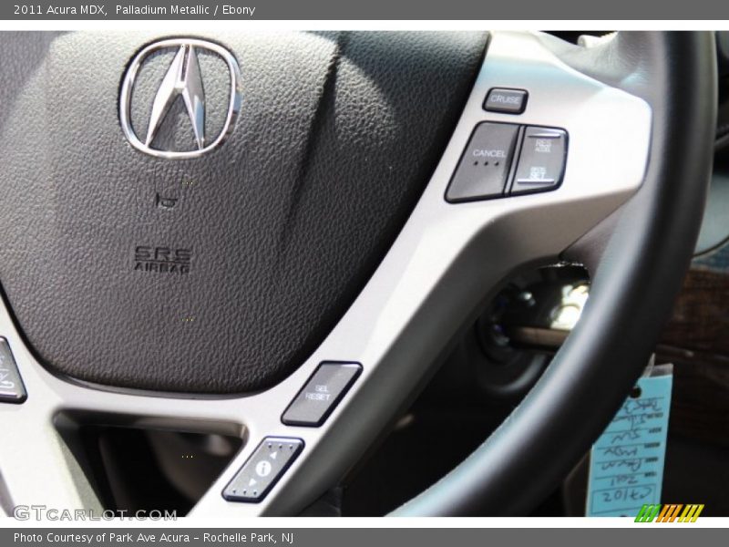 Palladium Metallic / Ebony 2011 Acura MDX