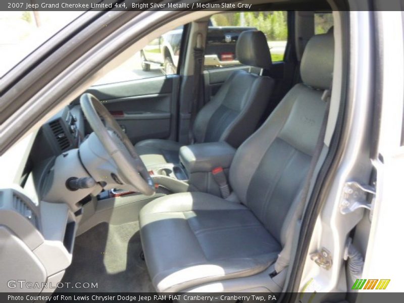 Bright Silver Metallic / Medium Slate Gray 2007 Jeep Grand Cherokee Limited 4x4