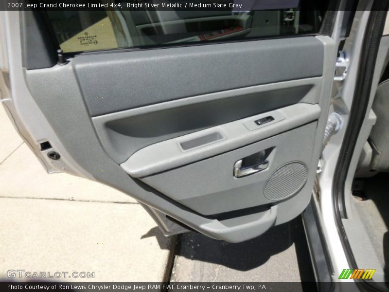 Bright Silver Metallic / Medium Slate Gray 2007 Jeep Grand Cherokee Limited 4x4
