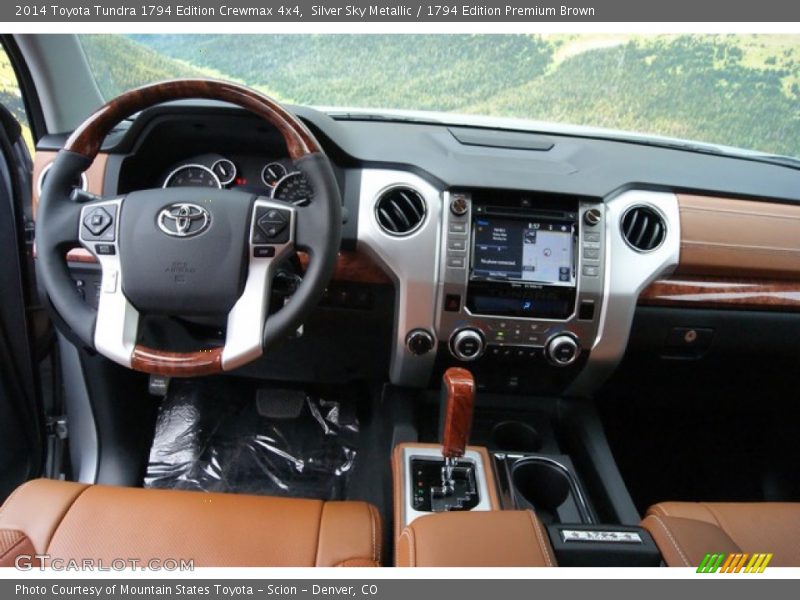 Silver Sky Metallic / 1794 Edition Premium Brown 2014 Toyota Tundra 1794 Edition Crewmax 4x4
