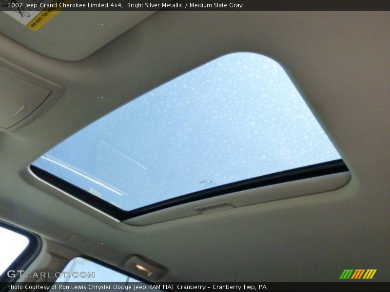 Bright Silver Metallic / Medium Slate Gray 2007 Jeep Grand Cherokee Limited 4x4