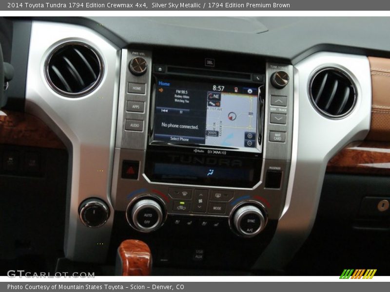 Silver Sky Metallic / 1794 Edition Premium Brown 2014 Toyota Tundra 1794 Edition Crewmax 4x4
